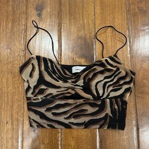 Adorbs tiger print top great for going out